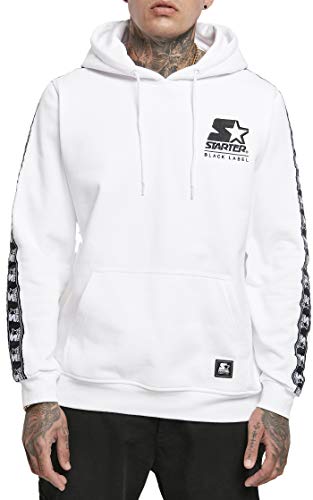 Starter Logo Taped Hoody White XL von STARTER BLACK LABEL