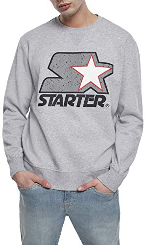 Starter Multicolored Logo Sweat Crewneck Heather Grey XL von STARTER BLACK LABEL