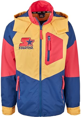 Starter Multicolored Logo Jacket red/Blue/Yellow XL von STARTER BLACK LABEL