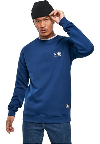 STARTER BLACK LABEL Herren Starter Small Logo Crew Blue Night, S von STARTER BLACK LABEL