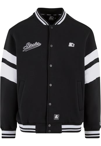 STARTER BLACK LABEL Starter Sweat College Jacket Black, XL von STARTER BLACK LABEL