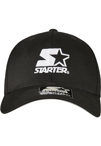 STARTER BLACK LABEL Unisex Starter Logo Flexfit Baseballkappe, Black, L-XL von STARTER BLACK LABEL