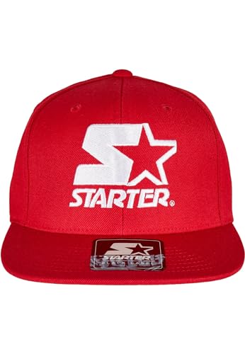 STARTER BLACK LABEL Unisex Starter Logo Snapback Baseballkappe, cityred, Einheitsgröße von STARTER BLACK LABEL