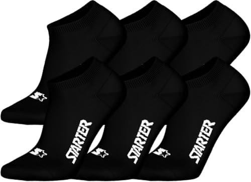 STARTER 6pk Sneaker Socks - BLK - 35/38 STARTER 6pk Sneaker Socks - BLK - 35/38 von STARTER