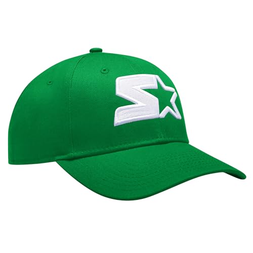 STARTER Herren Authentic Embroidered Snapback Hut, Grün, Einheitsgröße von STARTER