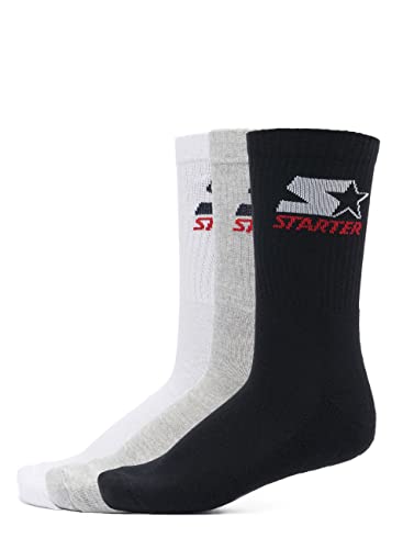 STARTER Herren Socken Crew 3-Pack grau 35-38 von STARTER