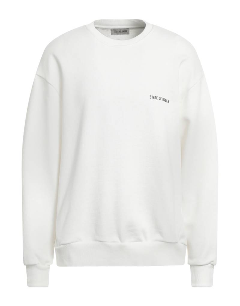 STATE OF ORDER Sweatshirt Herren Off white von STATE OF ORDER