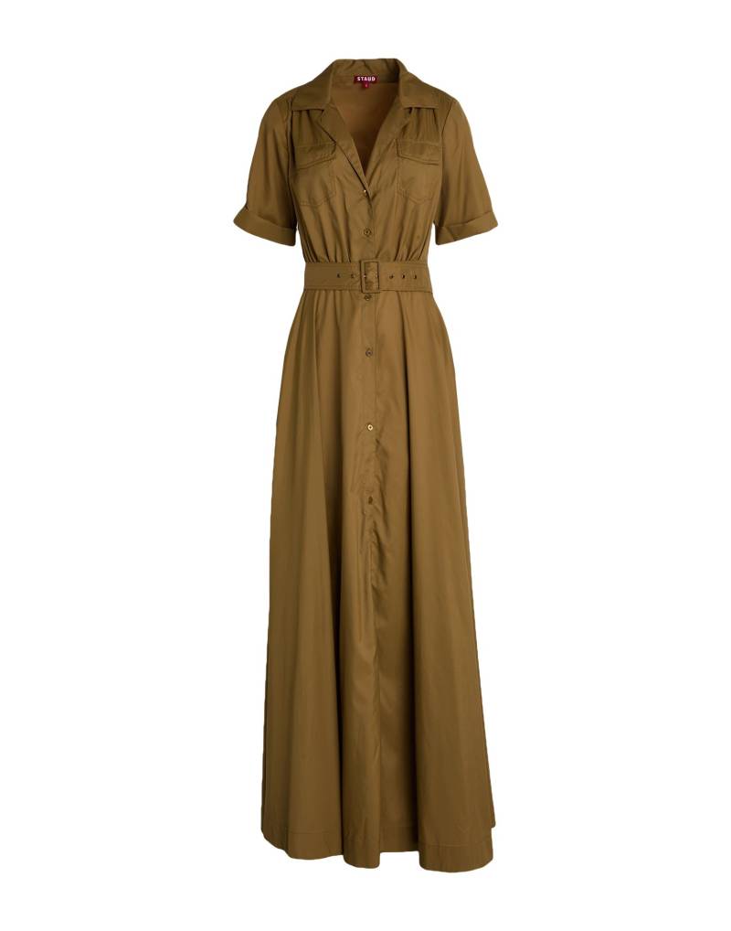 STAUD Maxi-kleid Damen Khaki von STAUD