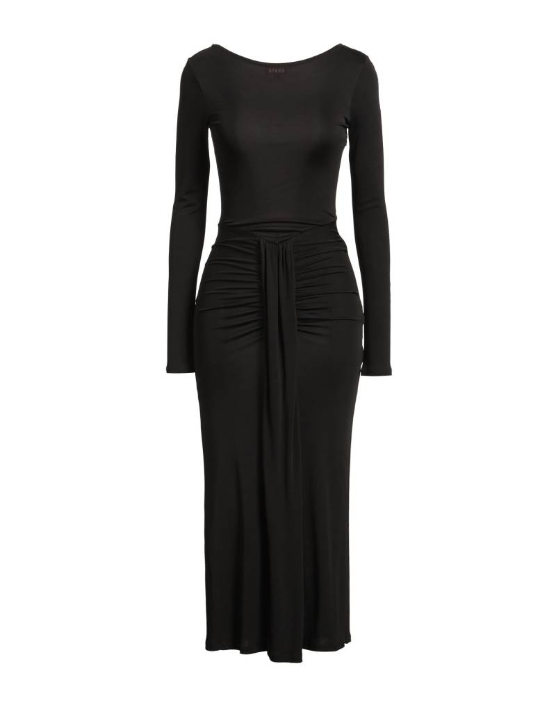 STAUD Midi-kleid Damen Schwarz von STAUD