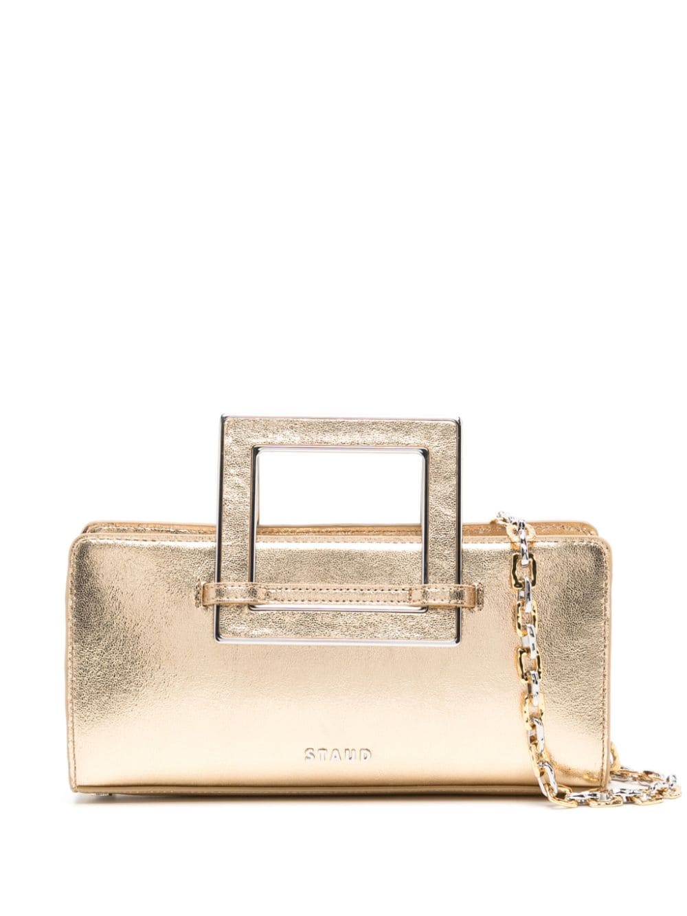 STAUD Shirley Mini-Tasche im Metallic-Look - Gold von STAUD