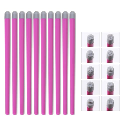 4/6/10/15 Stück Nägel Kunst Stempel Stift Nägel Kunst Stift Set Einfach zu bedienen Blume Stempel Stift Nägel Kunst Werkzeug für Mädchen und Frauen von STBQHG
