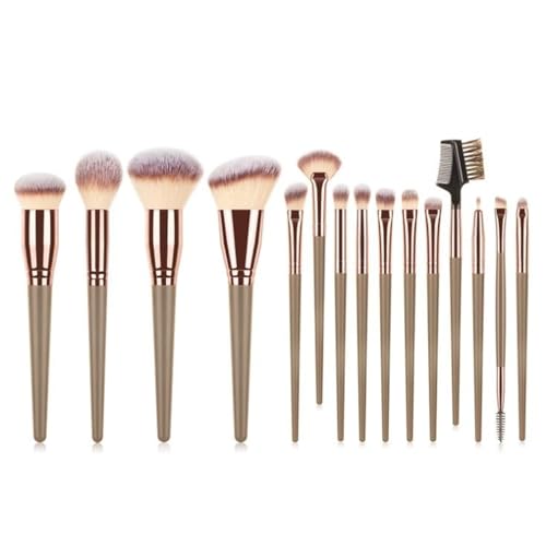 7/10/15/20x Make-up Pinsel Set Puderpinsel Kosmetikpinsel Set Lidschattenpinsel Reisepinsel Set für Lidschatten Wimpern von STBQHG
