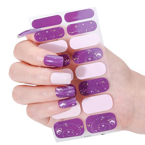 Bronzing Nails Polish Strips Nails Art Sticker Butterfly Nails Polish Sticker Full Nails Wraps Sticker With Nails File von STBQHG