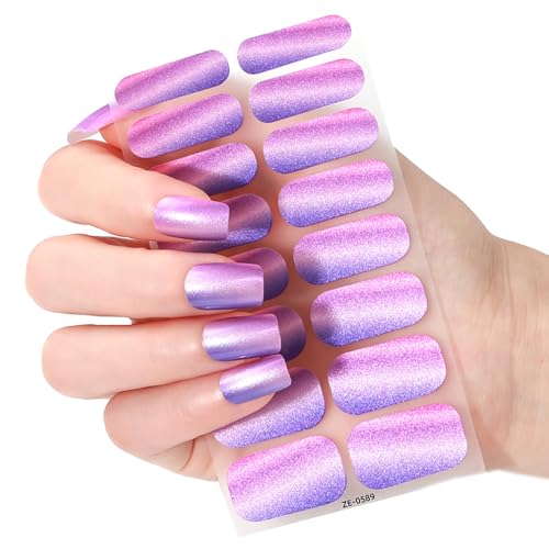 Bronzing Nails Polish Strips Nails Art Sticker Butterfly Nails Polish Sticker Full Nails Wraps Sticker With Nails File von STBQHG