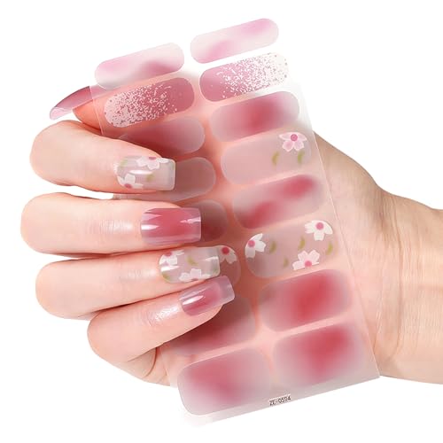 Bronzing Nails Polish Strips Nails Art Sticker Butterfly Nails Polish Sticker Full Nails Wraps Sticker With Nails File von STBQHG