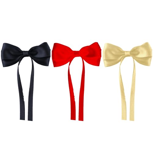 Elegante Haarspangen mit Schmetterlingsschleifen, Haar-Accessoires für Damen, Mädchen, Teenager, Kinder, 3 Stück Elegante Haarspangen mit Schmetterlingsschleifen, Haar-Accessoires für Damen, Mädchen, Teenager, Kinder, 3 Stück von STBQHG