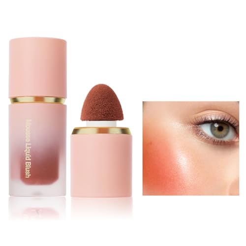 Flüssiges, mattes Gesichts-Rouge für Damen und Mädchen, glattes und pigmentiertes Make-up, für einen natürlichen und auffälligen Look von STBQHG