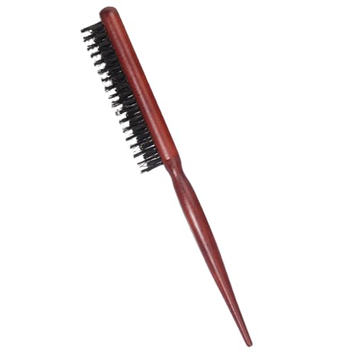 Haarbürste mit Wildschweinborsten, multifunktionale Haarbürste, Bartbürste, Bartpflegebürste, schlanker Kamm für Damen und Herren Haarbürste mit Wildschweinborsten, multifunktionale Haarbürste, Bartbürste, Bartpflegebürste, schlanker Kamm für Damen und Herren von STBQHG