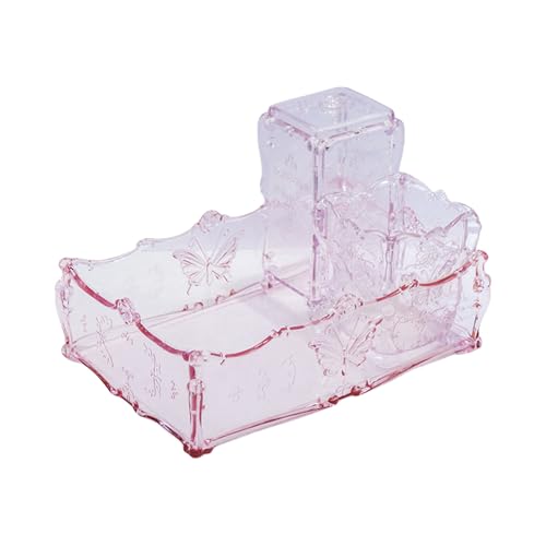 Kosmetik-Entferner-Pads, Organizer, Make-up-Pinselhalter, Schreibtisch-Schmuckschatulle, Maniküre-Werkzeugkasten, 3-teiliges Set von STBQHG