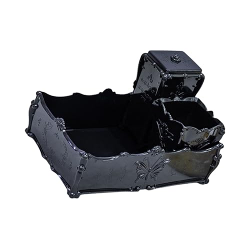 Kosmetik-Entferner-Pads, Organizer, Make-up-Pinselhalter, Schreibtisch-Schmuckschatulle, Maniküre-Werkzeugkasten, 3-teiliges Set von STBQHG