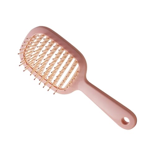 Tragbare Haarbürste für Damen und Mädchen, modischer Stylingkamm, Frisierwerkzeug für Zuhause oder auf Reisen von STBQHG
