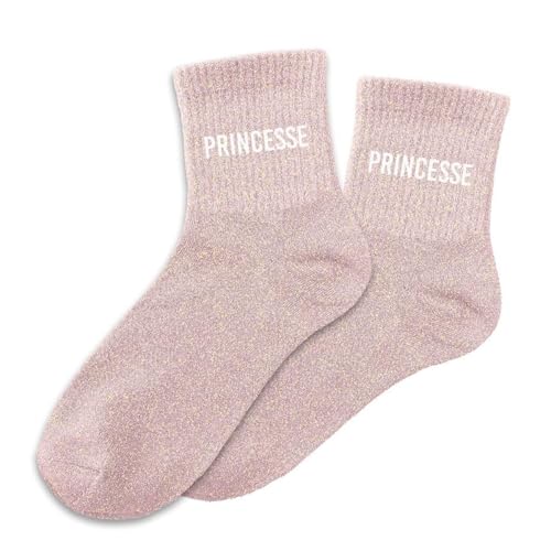 STC Pailletten-Socken Prinzessin, Socken für Mädchen, mehrfarbig, One size von STC