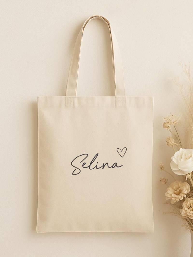 stoffbeutel Jutebeutel Personalisiert Individuell Einkaufstasche Geschenk Jga Kinder Erwachsene Freundin von STDESIGNN