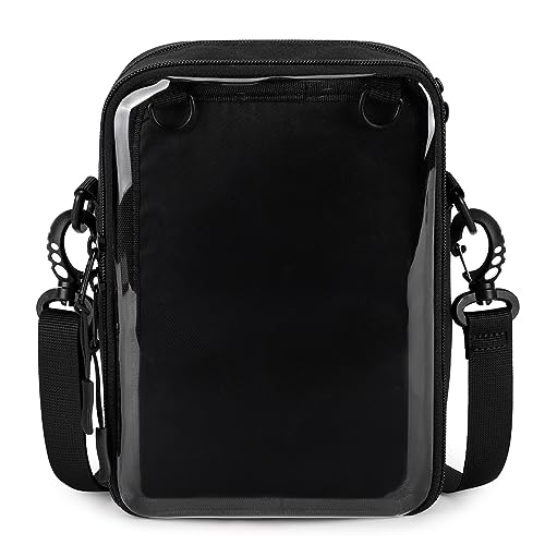 STEAMEDBUN Ita Bag Crossbody Small Pin Display Bag with Insert, Schwarz von STEAMEDBUN