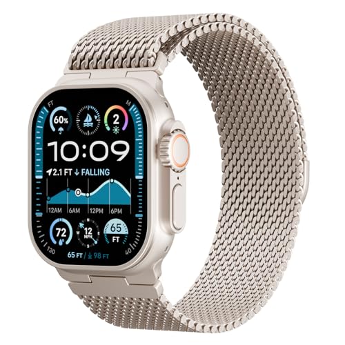 STEEZRD Metall Ersatzarmband Kompatibel mit Apple Watch Armband 49mm 46mm 45mm 44mm 42mm Damen Herren, Milanaise Edelstahl Magnetisch Armbänder für iWatch Ultra 2/Ultra Series 10 9 8 7 6 5 4 3 SE STEEZRD Metall Ersatzarmband Kompatibel mit Apple Watch Armband 49mm 46mm 45mm 44mm 42mm Damen Herren, Milanaise Edelstahl Magnetisch Armbänder für iWatch Ultra 2/Ultra Series 10 9 8 7 6 5 4 3 SE von STEEZRD