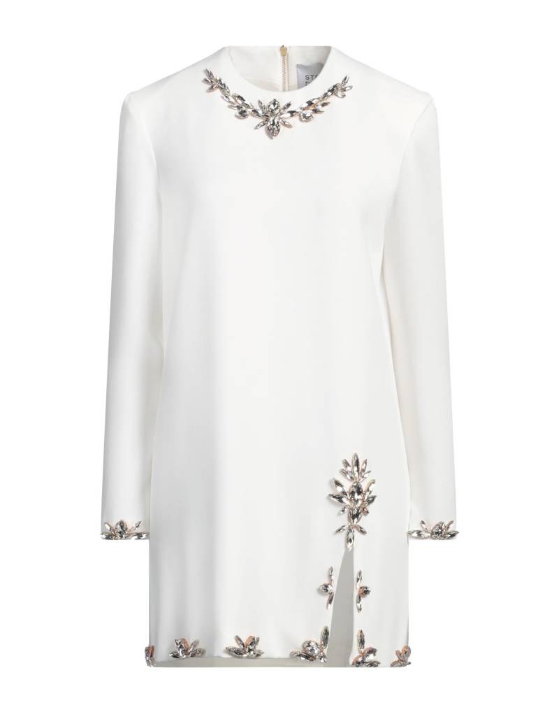 STEFANO DE LELLIS Mini-kleid Damen Weiß von STEFANO DE LELLIS