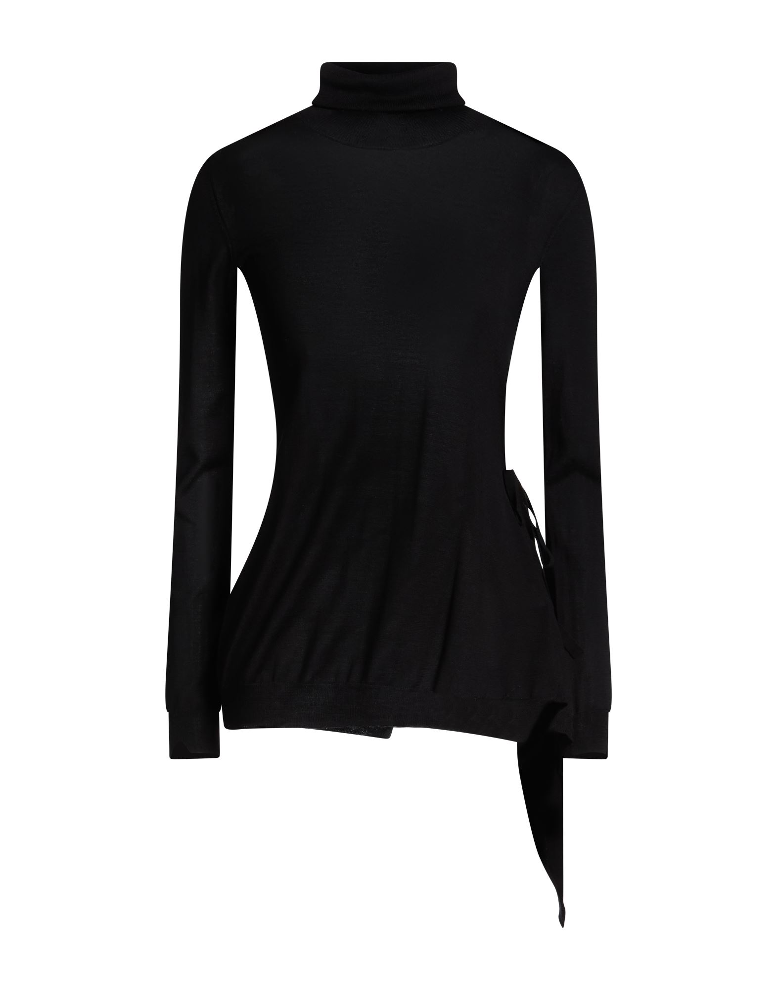 STEFANO MORTARI Rollkragenpullover Damen Schwarz von STEFANO MORTARI