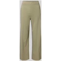 STEHMANN Regular Fit Caprihose mit Eingrifftaschen Modell 'FENJA2' in Schilf, Größe 34 von STEHMANN
