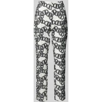 STEHMANN Regular Fit Stoffhose mit fixierten Bügelfalten Modell 'Ellsa' in Black, Größe 38 von STEHMANN