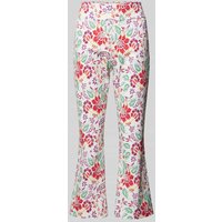 STEHMANN Slim Fit Stoffhose mit verkürztem Schnitt Modell 'Ina' in Pink, Größe 48 von STEHMANN