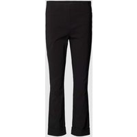 STEHMANN Straight Leg Fit Stoffhose Modell 'IGOR' in Black, Größe 48 von STEHMANN