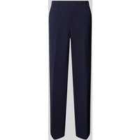 STEHMANN Straight Leg Stoffhose mit Eingrifftaschen Modell 'Fenja' in Marine, Größe 38 von STEHMANN
