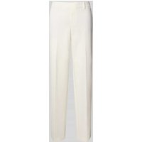 STEHMANN Straight Leg Stoffhose mit Eingrifftaschen Modell 'Fenja' in Offwhite, Größe 38 von STEHMANN