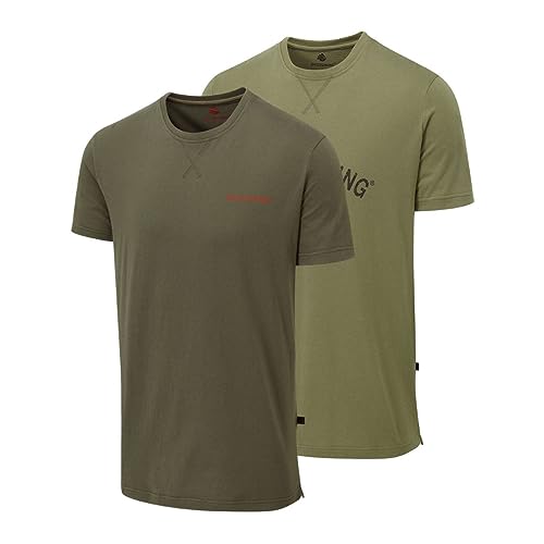 2er Pack Herren T-Shirts Outlander Jagd Angeln Outdoor Freizeit T-Shirts Baumwolle Premiumqualität von Shooterking (as3, Alpha, 4X_l, Regular, Regular) von STEIGER