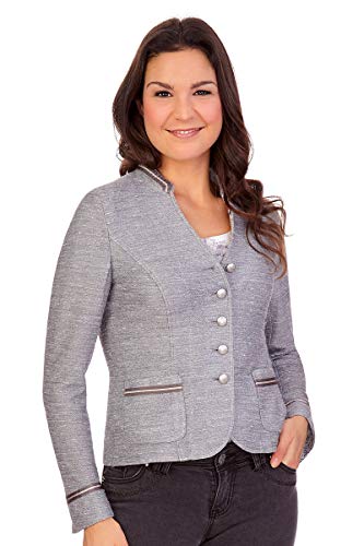 STEINBOCK Trachtenjacke Damen - Leonie - hellgrau von STEINBOCK
