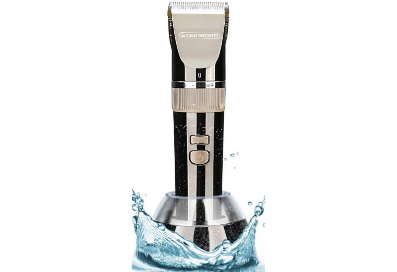 STEINBORG Haarschneider SB-4010, Titanium überzogene Keramikklinge,Akku-/oder Netzbetrieb möglich von STEINBORG