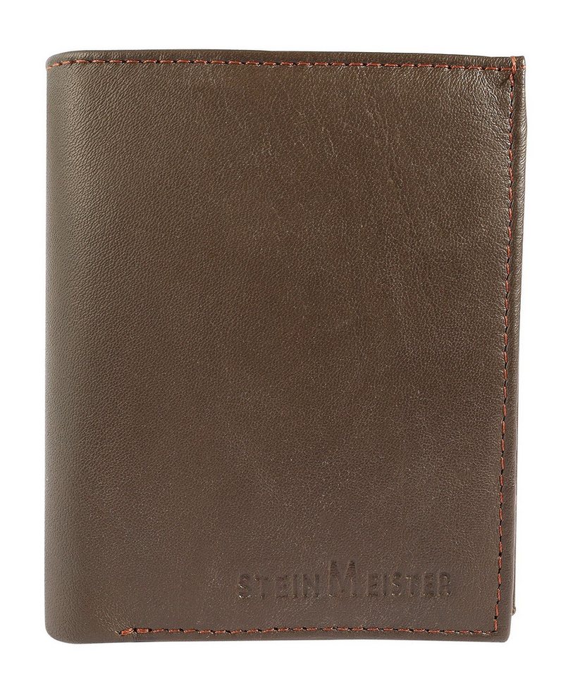 STEINMEISTER Geldbörse Hasib Echtleder, Hochformat, Herren GeldbÃ¶rse Hoch Echtleder von STEINMEISTER