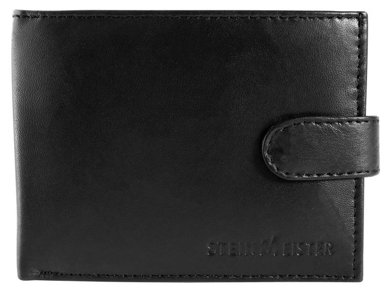 STEINMEISTER Geldbörse MP0019 SteinMeister Herren Geldbörse aus Echtleder. Format 11 x 8, Herren GeldbÃ¶rse Quer Echtleder von STEINMEISTER
