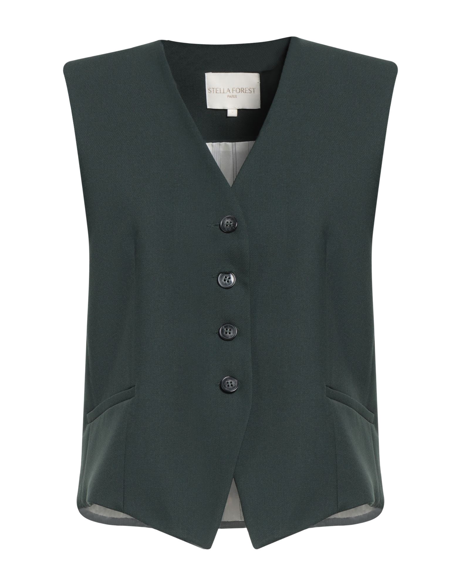 STELLA FOREST Couture-weste Damen Grün STELLA FOREST Couture-weste Damen Grün von STELLA FOREST