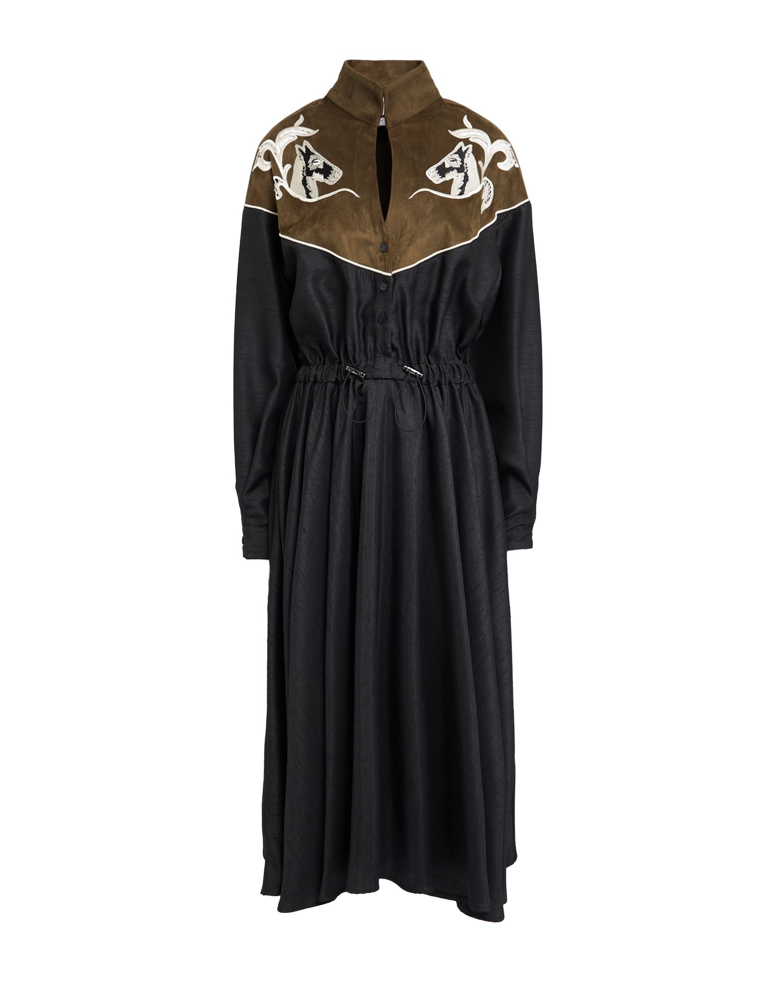 STELLA JEAN Midi-kleid Damen Schwarz von STELLA JEAN