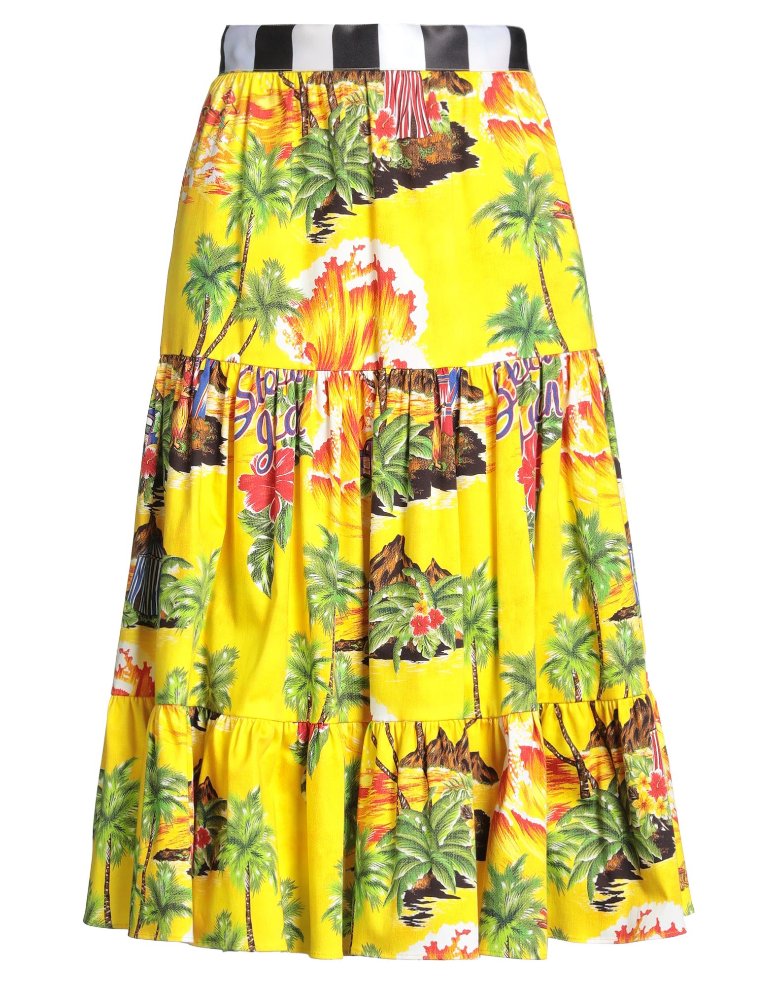 STELLA JEAN Midi-rock Damen Gelb von STELLA JEAN