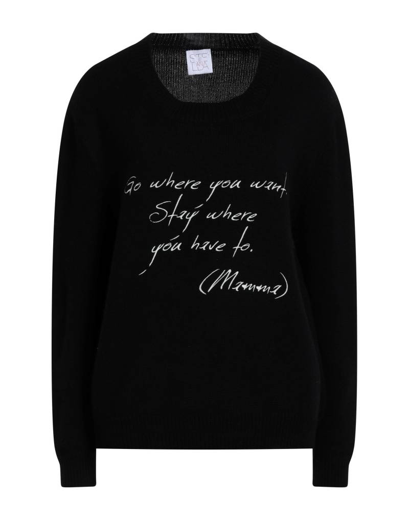 STELLA JEAN Pullover Damen Schwarz von STELLA JEAN