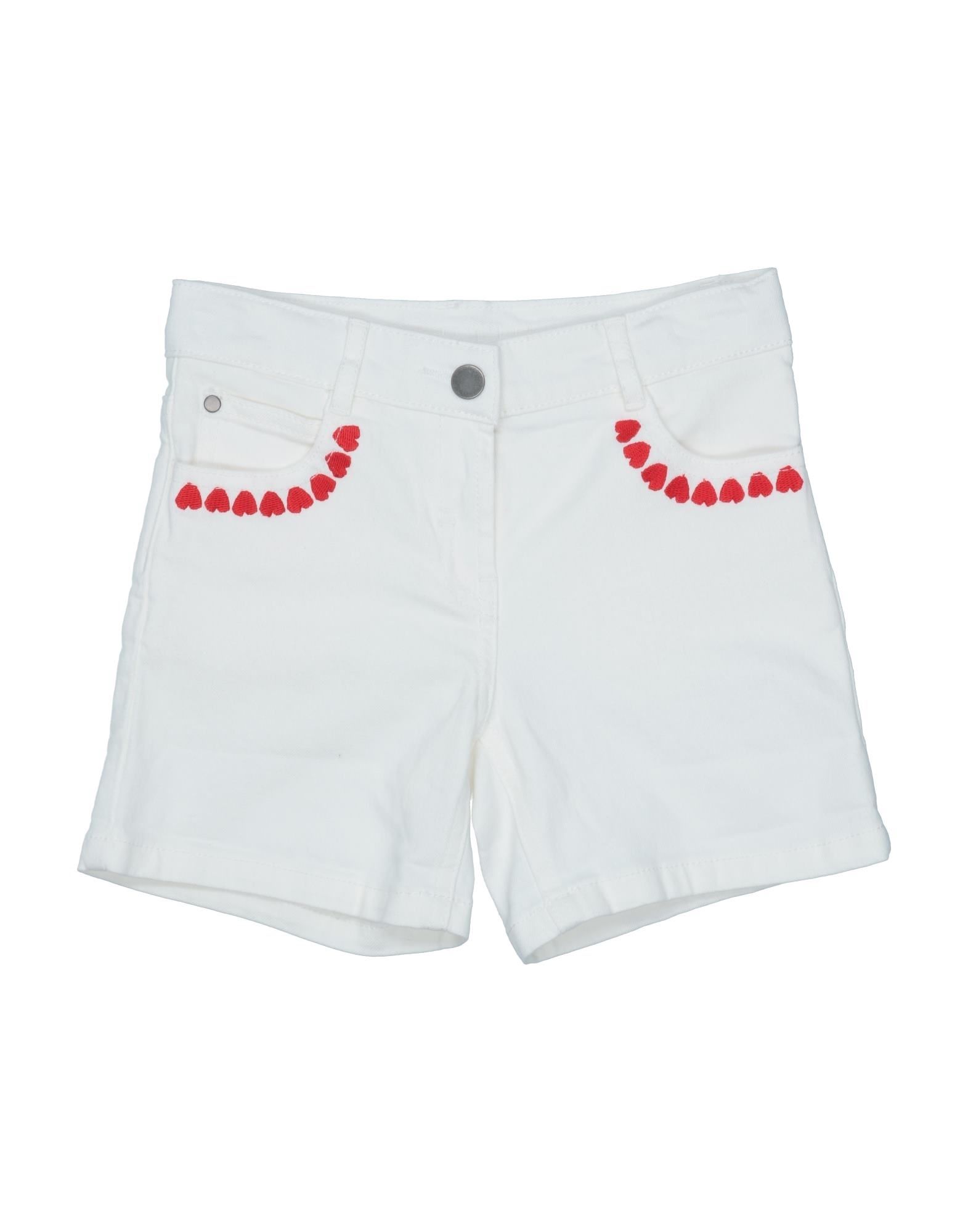 STELLA McCARTNEY KIDS Jeansshorts Kinder Weiß von STELLA McCARTNEY KIDS