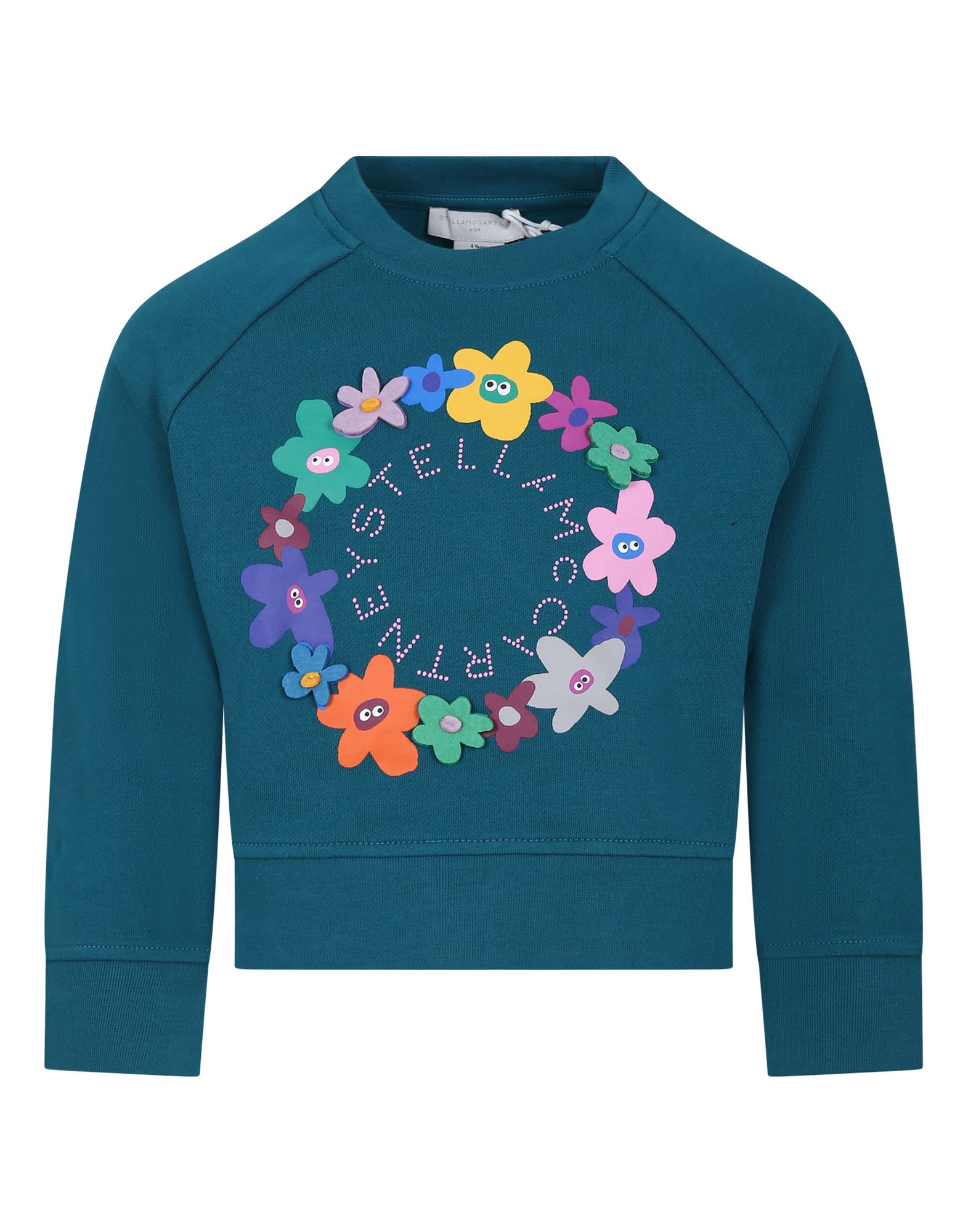 STELLA McCARTNEY KIDS Sweatshirt Kinder Grün von STELLA McCARTNEY KIDS