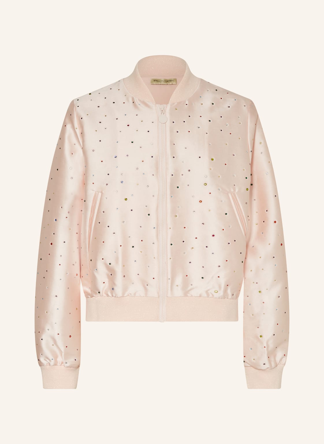 Stella Mccartney Kids Satinblouson Mit Schmucksteinen rosa von STELLA McCARTNEY KIDS