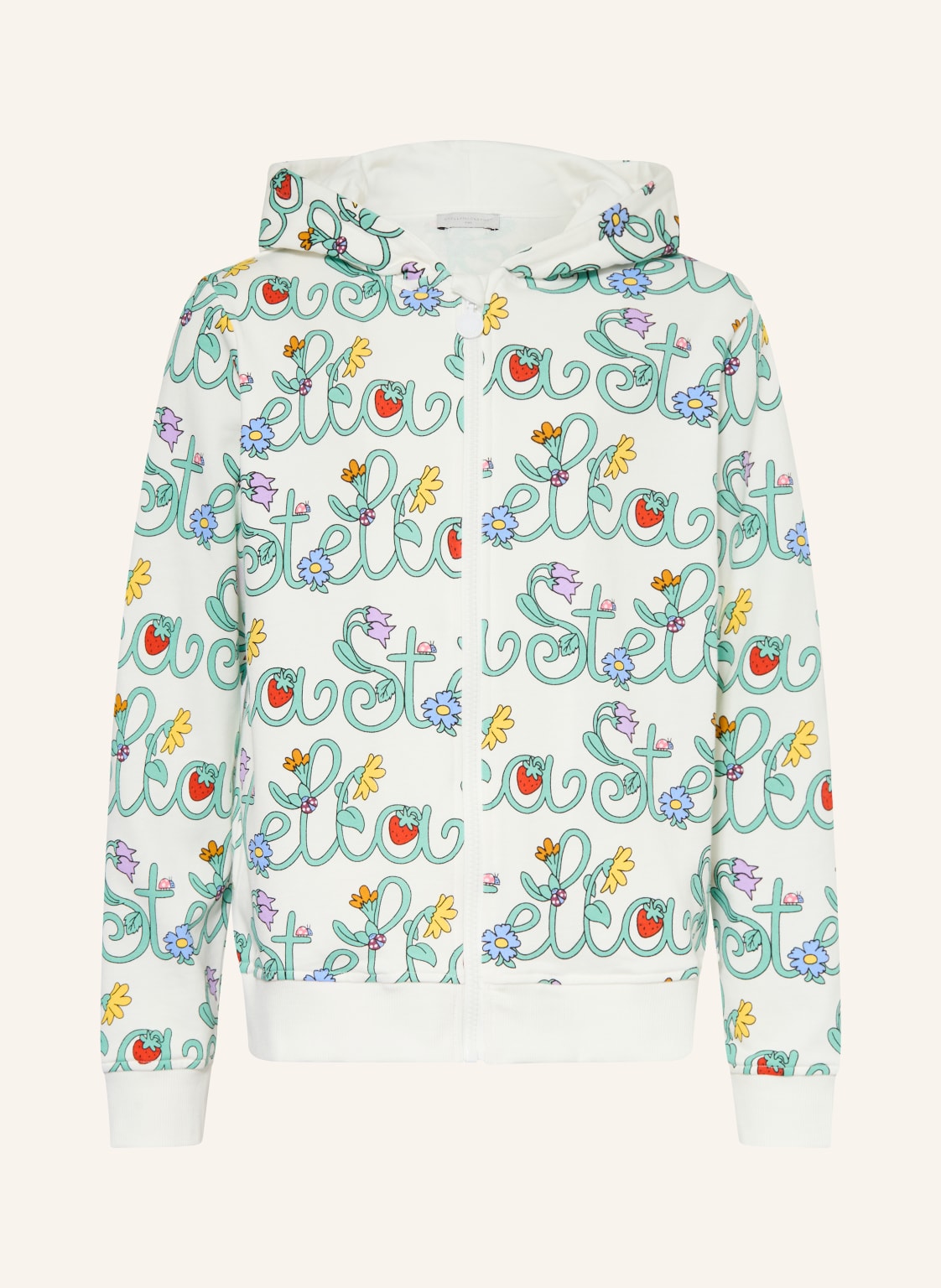 Stella Mccartney Kids Sweatjacke weiss von STELLA McCARTNEY KIDS